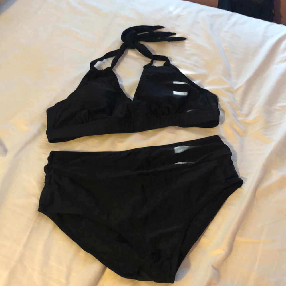 Black 18 two piece - never worn- size 18 Bundle & save with 3 suits in closet